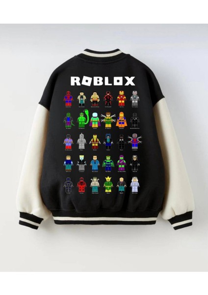 Roblox Karakter Baskı Detalı Bomber-Kolej Ceket(Şardonlu,içi Tüylü-Yumuşacık) fiyatları