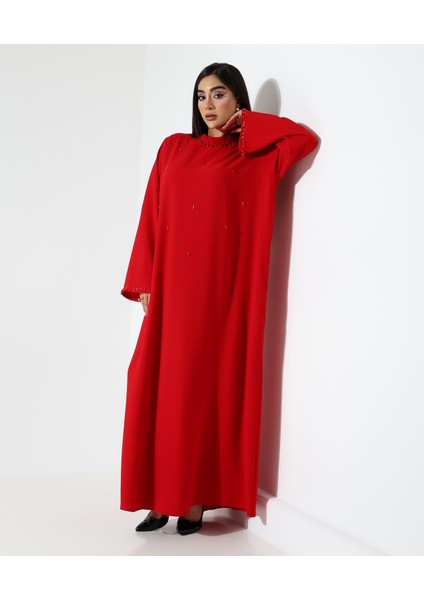 Krep Davet Büyük Beden Elbise