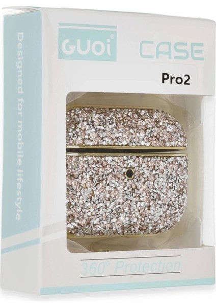 Airpods Pro 2 (2.nesil) Luz Taşlı Kılıf - MAVI-(5796) fiyatları