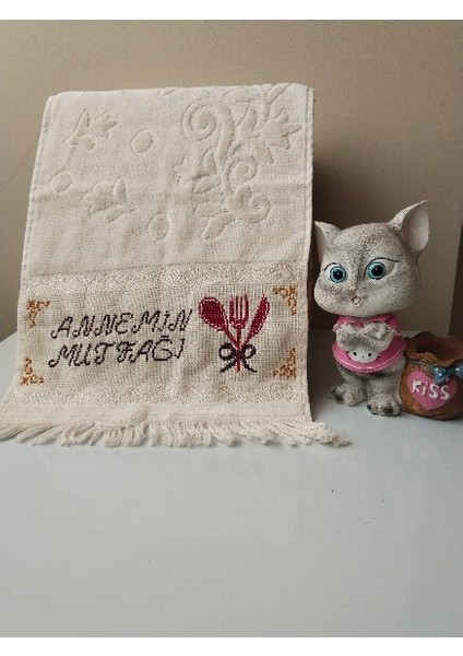 Etamin El Işlemesi Anneye Hediyelik Mutfak Havlusu - 30*50 fiyatları