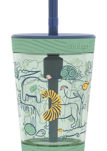 Kids Straw Tumbler – 14 Oz / 414 ml – 100% Sızdırmaz, Bpa Free, Çocuk Pipetli Suluk (3+ Yaş)