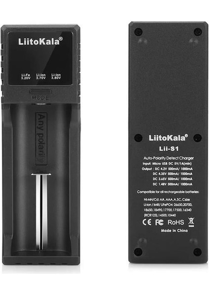 Liitokala Lıı-S1 Pil Şarj Cihazı fiyatları