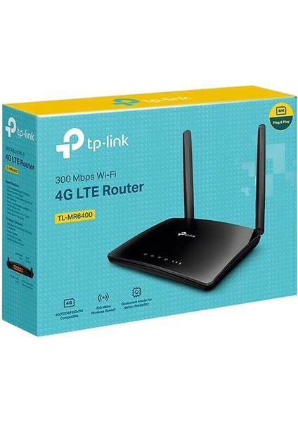 Tp-Link TL-MR6400 300 Mbps 4g Lte Sim Kart Girişli Kablosuz N Router fırsatları