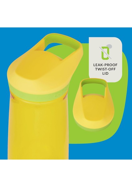 Micah 600 ml (20 Oz) Sarı Su Şişesi – Sızdırmaz, Bpa Free, Kolay Temizlenebilir fırsatları