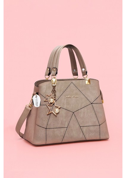 Kadın Butterfly El ve Omuz Çantası Kol Çantası Charm Detaylı