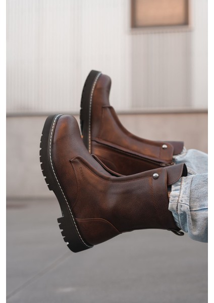 Quebec Premium Erkek Bot Kahve modelleri