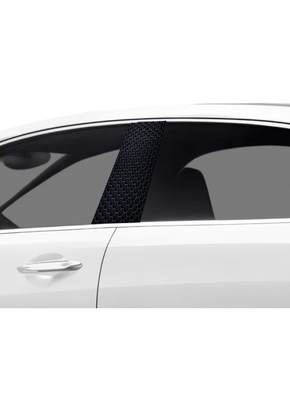 Araç Kapı Direk Kaplama Folyosu Desenli (Sağ Sol Takim) (2 Adet) - 22X50 cm