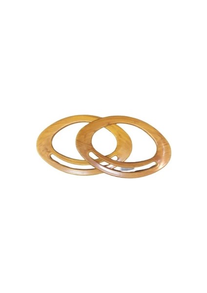 Çanta Sapı Oval Açık Kahverengi 18 cm
