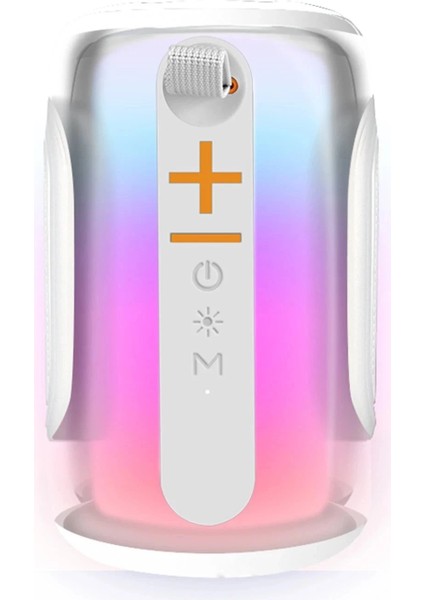 Pluse 8 Rgb Kablosuz Hoparlör - BEYAZ-(5796)