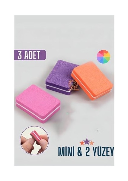 Modacar Mini Tırnak Törpüsü 100/180 Grid 3 Adet