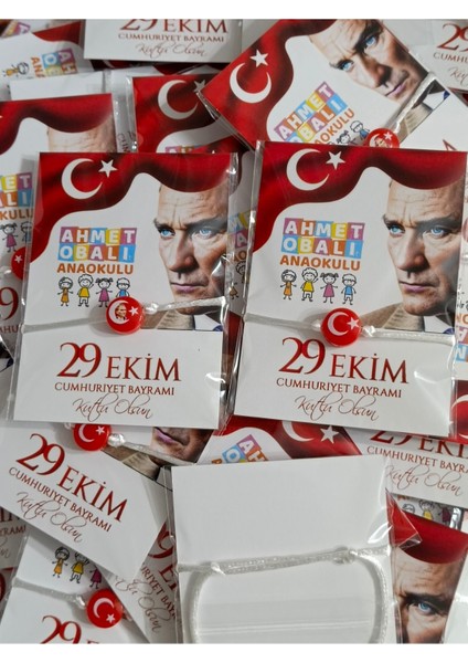 20 Adet Cumhuriyet Bayram Hediyesi Bileklik fırsatları