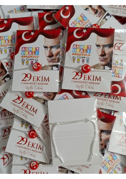 20 Adet Cumhuriyet Bayram Hediyesi Bileklik indirimleri