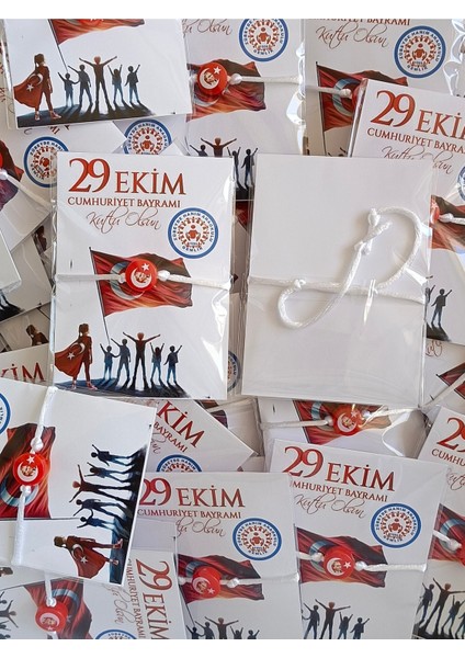 20 Adet Cumhuriyet Bayram Hediyesi Bileklik