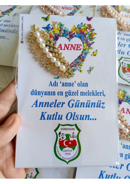 Anneler Günü Hediyelik Çelik Inci Toka fiyatları