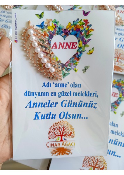 Anneler Günü Hediyelik Çelik Inci Toka modelleri