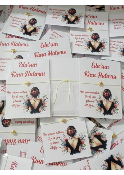 Hediyelik Şans Bilekliği (50 Adet)