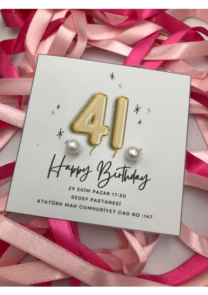 Doğum Günü Parti Hediyeliği Inci Küpe Hediyelik 50 Adet modelleri