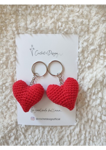 2'li Kalp Anahtarlık Kırmızı Kalp Hediyelik Çift Anahtarlık Sevgili Anahtarlık fırsatları