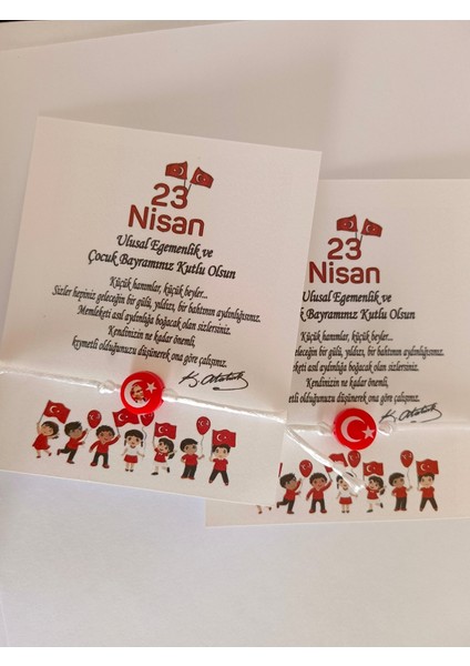 15 Adet Hediyelik 29 Ekim Cumhuriyet Bayramı 23 Nisan Bileklik indirimleri
