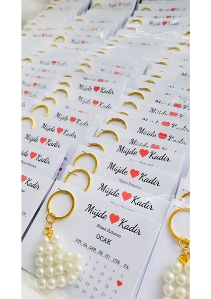 Kişiye Özel Incili Kalpli Anahtarlık Söz/nişan/nikah/doğum Günü/kına 20 Adett fiyatları