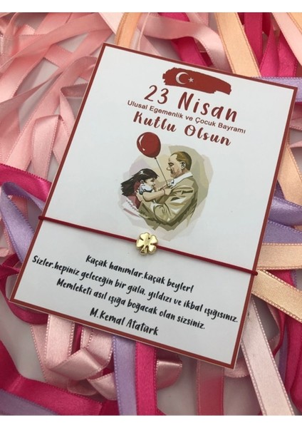 9 Adet 23 Nisan Hediyesi Bileklikli Öğretmen Hediyesi modelleri