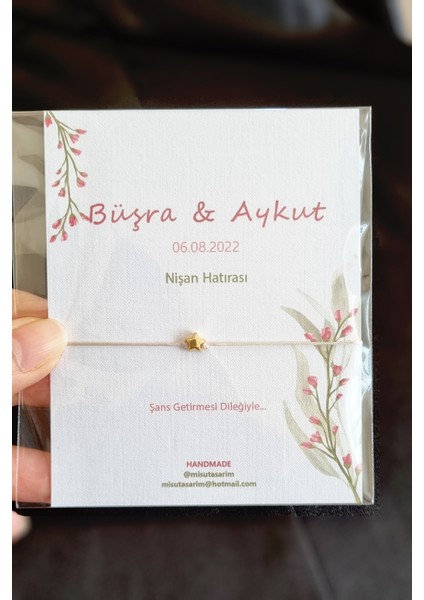 30'lu Kına, Nişan Hatırası Şans Bilekliği, Tarihli Japon Tarz, Ayarlanabilir Ip Bileklik