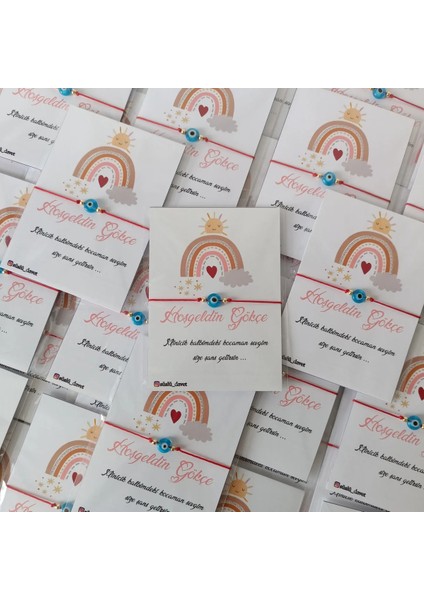 Nazar Boncuklu Doğum Hediyeliği 32 Adet