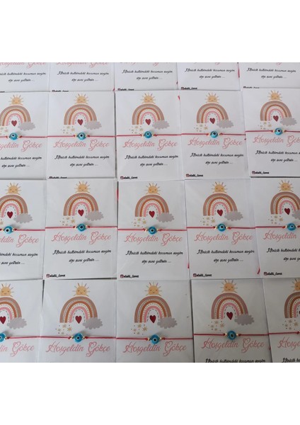 Nazar Boncuklu Doğum Hediyeliği 32 Adet fiyatları