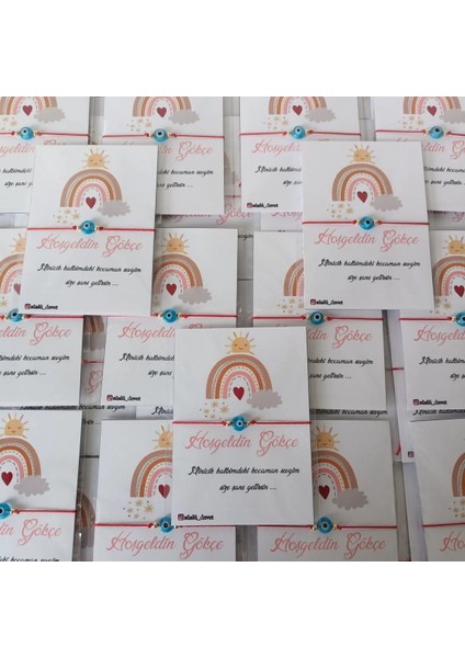 Nazar Boncuklu Doğum Hediyeliği 32 Adet modelleri