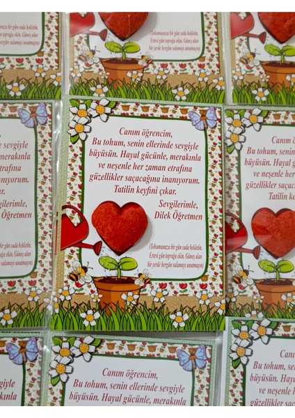 Karne Hediyesi Tohumlu Kart (15 Adet) indirimleri