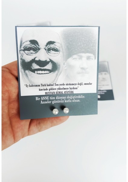 75 Adet Inci Küpe Hediyeli Anneler Günü, Kadınlar Günü Hediyelik