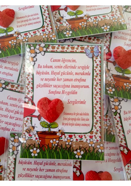 20 Adet 29 Ekim Cumhuriyet Bayramı 23 Nisan Ulusal Egemenlik ve Çocuk Bayramı Tohumlu Kalp