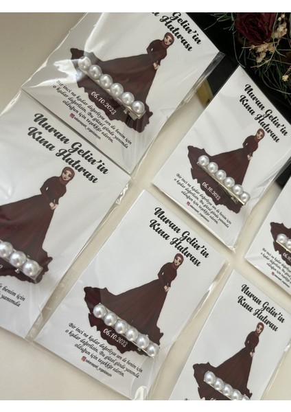 Kına Hediyesi Inci Toka 25 Adet fiyatları