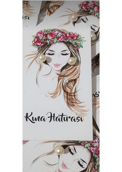 50 Adet Inci Küpe Nişan Söz Doğum Hediyelik