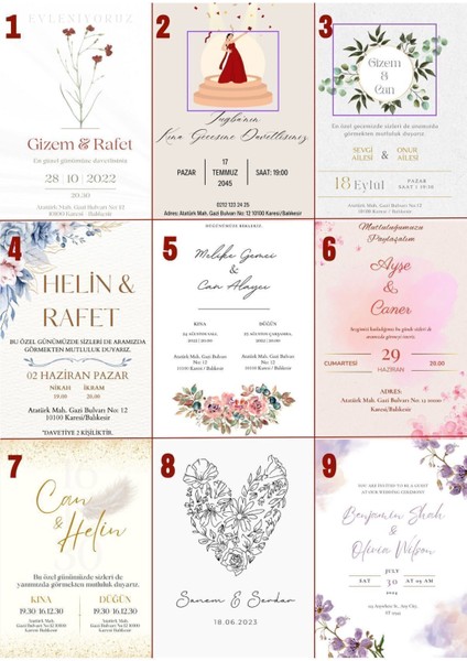 Inci Kalp Anahtarlık Hediyelik - Nikah Nişan Söz Kına Hediyeliği - Kişiye Özel Yazılı Kart 10 Adet
