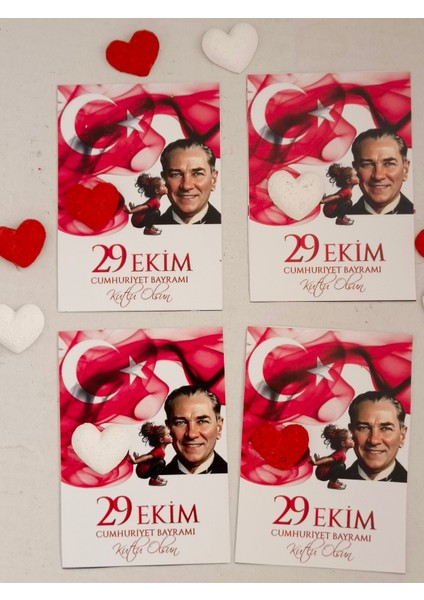 15 Adet Karne Hediyesi Tohumlu Kalp