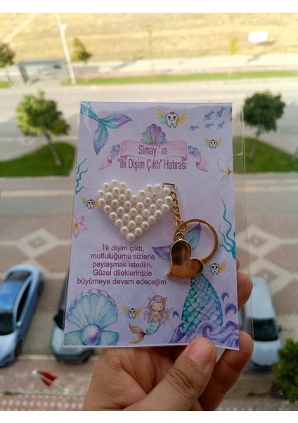 20LI Diş Buğdayı Hediyesi Deniz Kızı Konsept Inci Anahtarlık Diş Hediği Hatırası Ilk Dişim Çıktı fırsatları