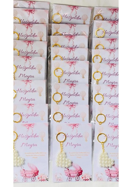 Incili Kalpli Hediyelik Anahtarlık Söz/nişan/nikah/kına/düğün/doğum/ Doğum Günü Hatırası 20 Adet fiyatları