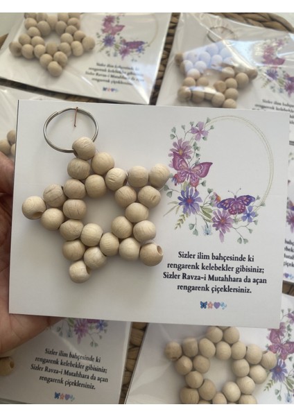 Okuluna Hoşgeldin Hediyeliği Anahtarlık (10 Adet)