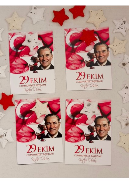 20 Adet Karne Hediyesi, Okula Hoşgeldin Tohumlu Kart