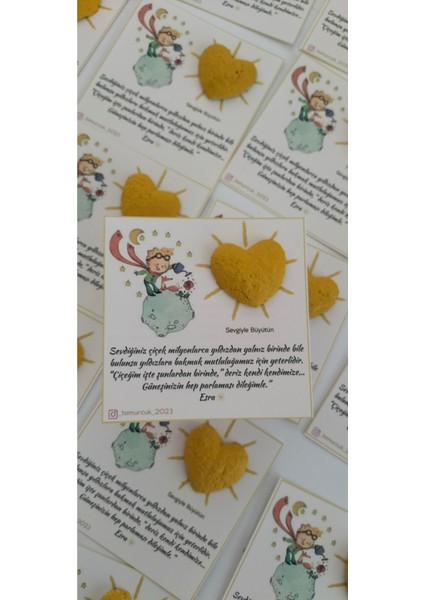 20 Adet Karne Hediyesi, Okula Hoşgeldin Tohumlu Kart