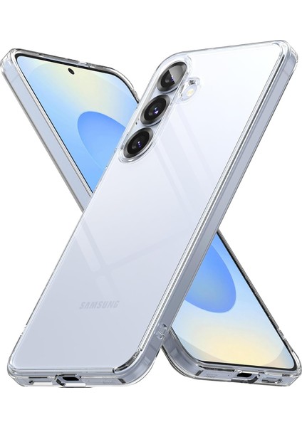 Samsung Galaxy S25 Fe Uyumlu Kılıf 3D Kamera Korumalı Süper Şeffaf Esnek Silikon Kapak