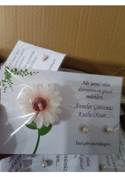 10 Adet 8 Mart Dünya Kadınlar Günü Hediyelik Papatya Mum fiyatları