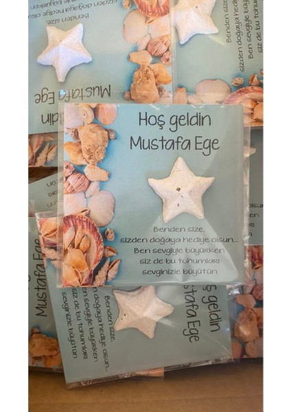 Tohumlu Kart 50 Adet Doğum Günü ,baby Shower,hediyelik