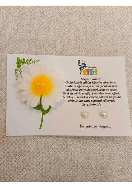 15 Adet Anneler Günü Veli Hediyesi Mum ve Inci Küpe