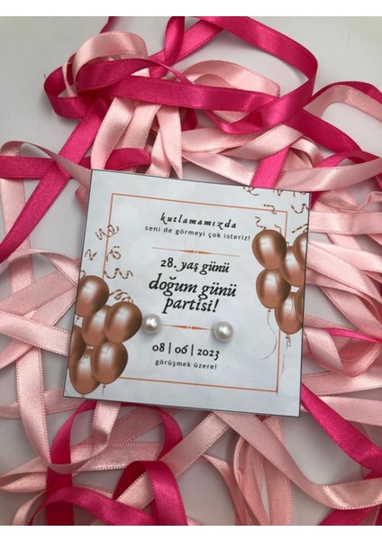 Doğum Günü Parti Hediyeliği Inci Küpe Hediyelik 20 Adet fiyatları