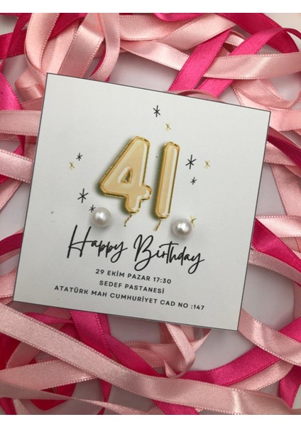 Doğum Günü Parti Hediyeliği Inci Küpe Hediyelik 10 Adet