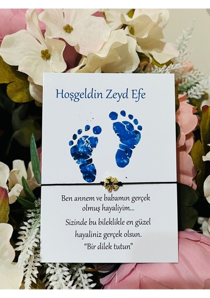 Ayak Izi Konsept Yonca Bileklik 16 Adet