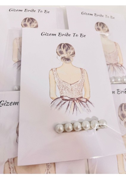 Kişiye Özel Incili Toka Bekarlığa Veda , Söz, Nişan, Kına ,nikah Hatırası 20 Adettir