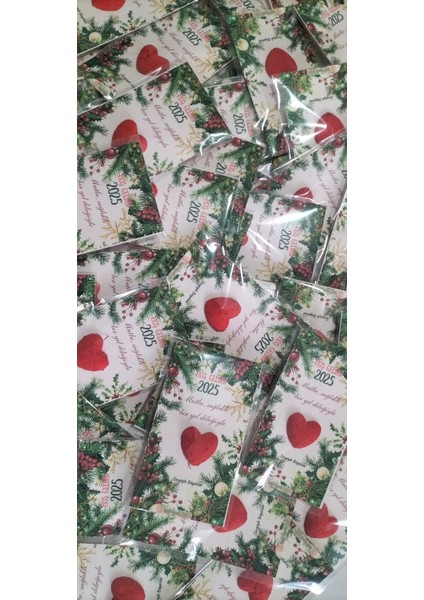 5 Adet Tohumlu Kart Yılbaşı Hediyesi, Yeni Yıl Hediyesi Hatırası modelleri